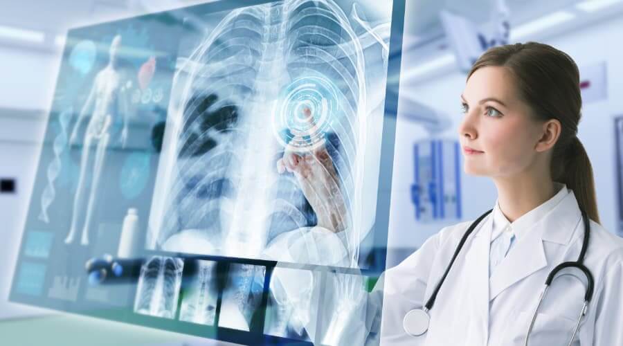 Bild: Digitale Röntgendiagnostik, 